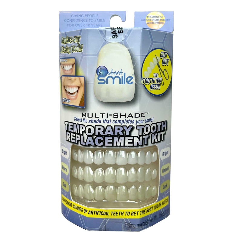 Instant Smile MULTISHADE Patented Temporary Tooth Repair Kit. A Realistic Looking Fix for a Missing or Broken Tooth. - Image 1
