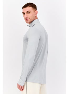 Ellesse Men Sportswear Fit Long Sleeves Training Jersey, Grey  - Image 3