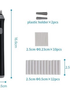 Excefore Electric Eraser Battery Operated Eraser Kit with 22pcs Additional Replaceable Rubbers for Artists Automatic Portable Pencil Eraser for Sketching Pencils/Drafting/Drawing/Graphite Pencils  - Image 4