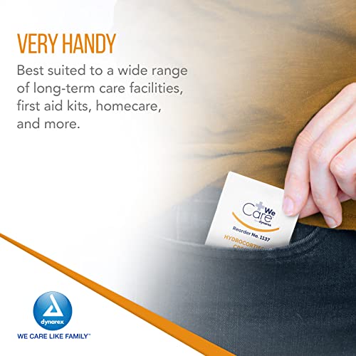 Dynarex Hydrocortisone Cream - Topical Anti-Itch Hydrocortisone Ointment for Temporary Relief of Minor Skin Itching, Rash, Irritation - Portable, Easy to Apply, for External Use Only - .9g Packet - Image 5