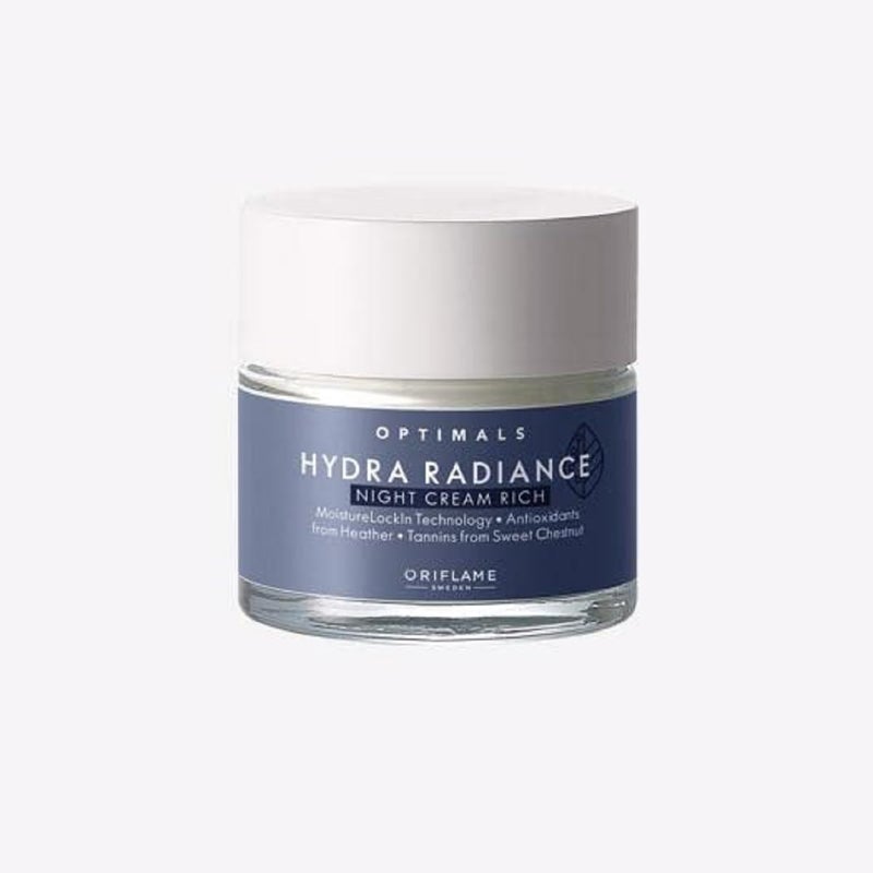 Oriflame optimals hydra radiance night cream rich 50 ml - Image 1