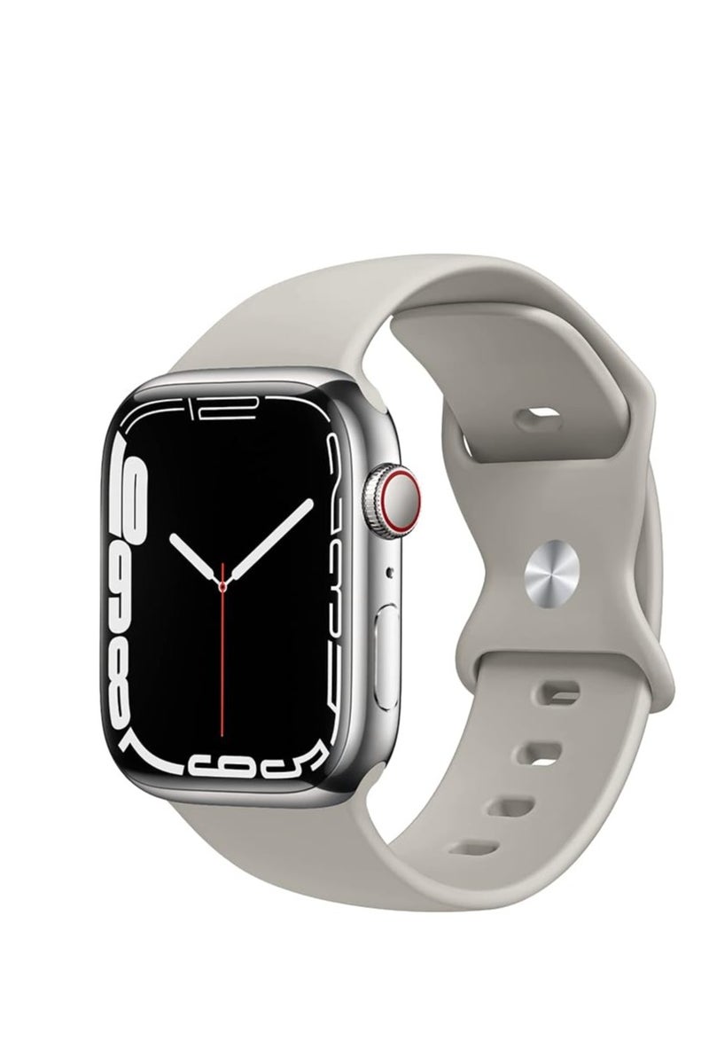 Silicone Band for Apple Watch Series 2/3/4/5/6/7SE 42mm 44mm 45mm 49mm - Image 1