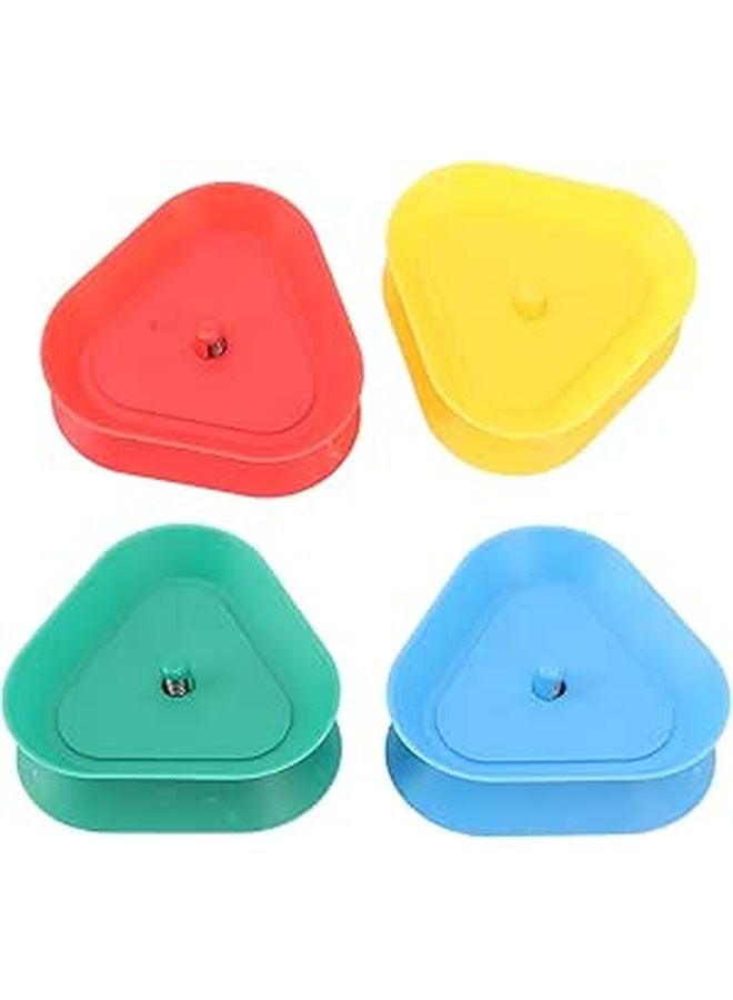 4 Plastic Poker Card Holders Spring Design Hands Free For Adult Youth Games - Image 1