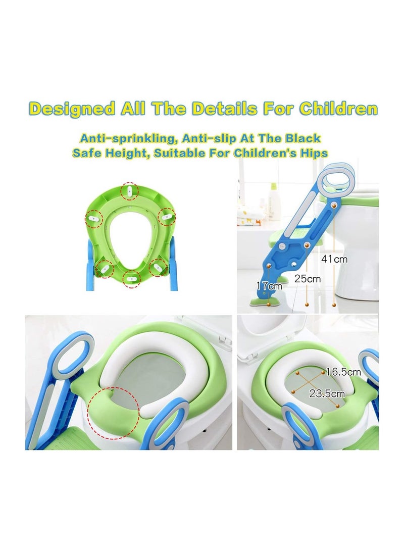 ORiTi مقعد تدريب على استخدام المرحاض للأطفال مع سلم - Image 5