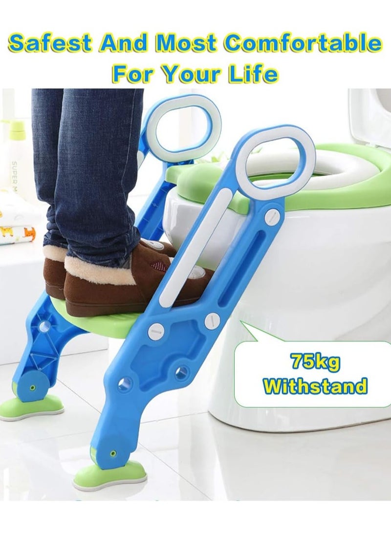 ORiTi مقعد تدريب على استخدام المرحاض للأطفال مع سلم - Image 3