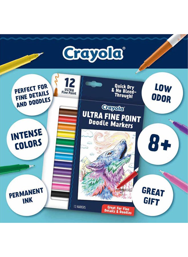 كرايولا أقلام تحديد رفيعة جداً  قطعة - Image 5