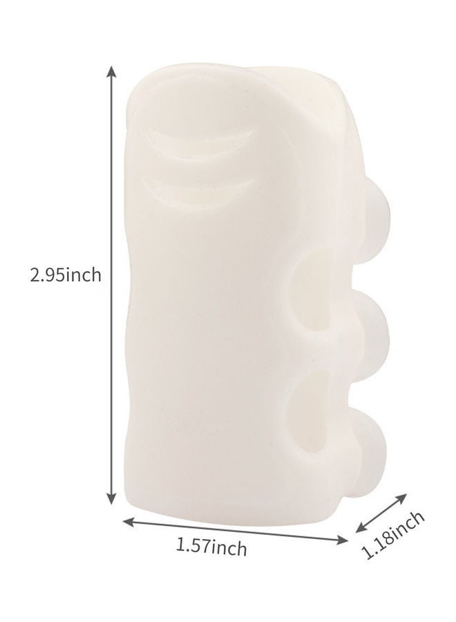 NIBEMINENT Shower Head Holder White 7.5x3x4cm - Image 2