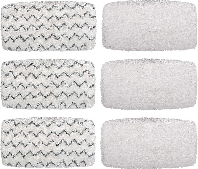 F Flammi Flammi Steam Mop Pads for Bissell PowerFresh Vac & Steam Series - 6 Pack, Compatible with 2747A, 1132, 1543, 1632, 1652 Models, Hard Floor Mop - Image 1