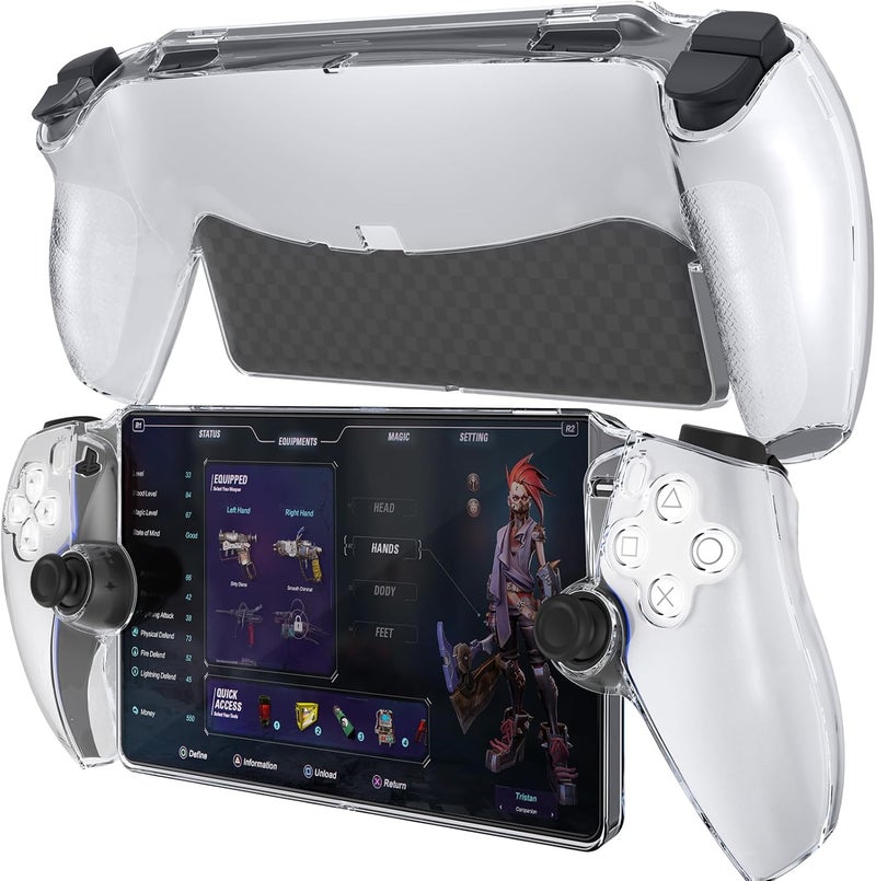 HEYSTOP Compatible with Playstation Portal Console, Transparent Protective Case, Compatible with PS Portal Remote Player Accessories, Scratch-Resistant Case, Cover, Shockproof Compatible with PS5 - Image 1