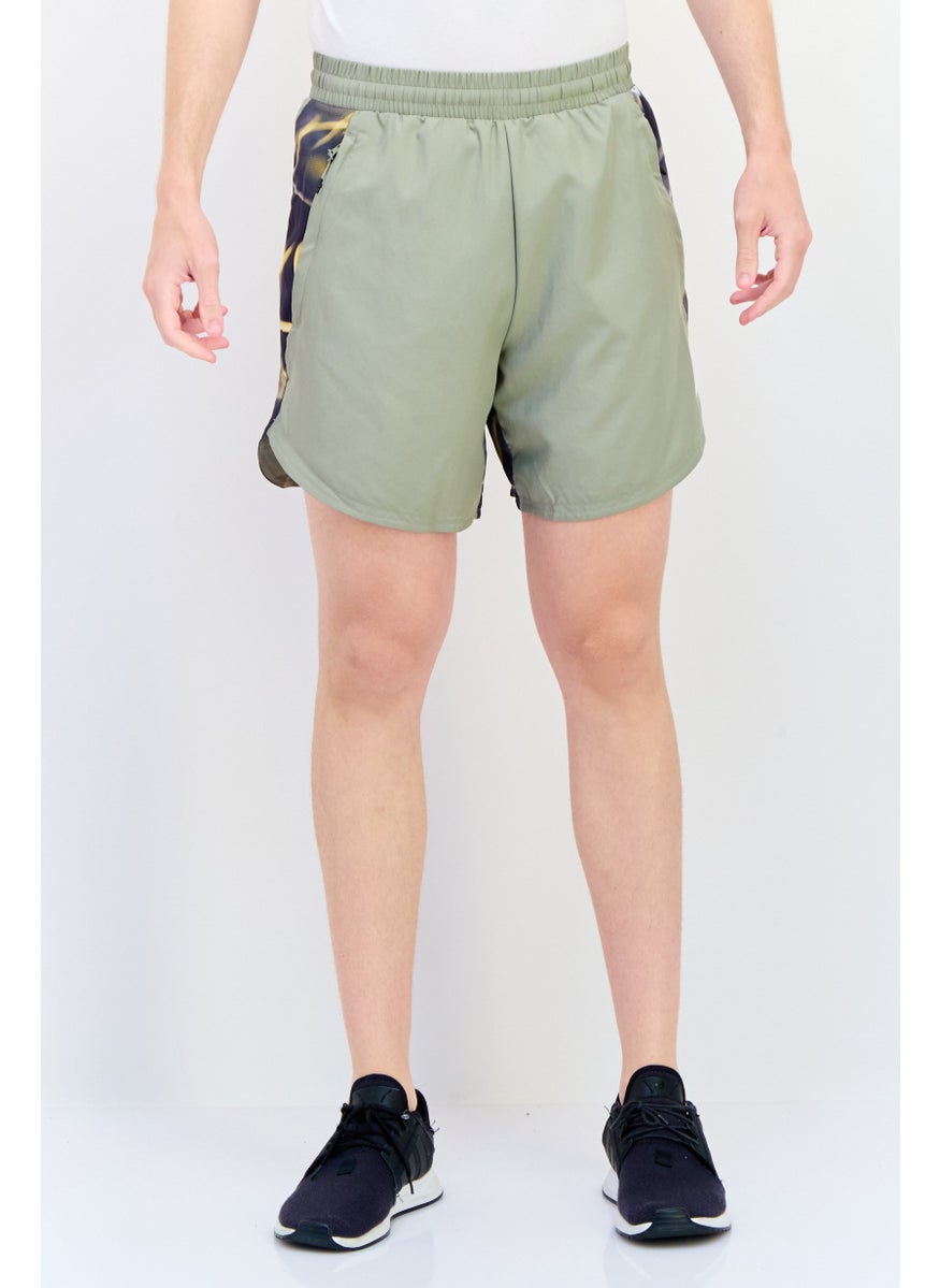 Adidas Men Sportswear Fit 7 Inseam Training Shorts, Dusty Olive  - Image 1