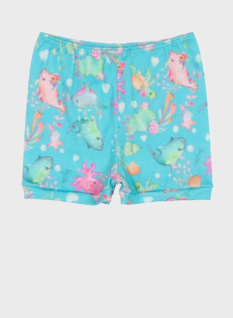 Up Baby Infant Printed Shorts