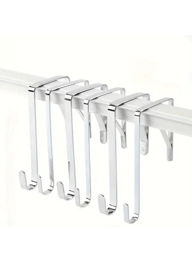 3Pcs Silvery Heavy Duty Iron Hanger Storage Box For Clothes Towels Hats Jackets Bags - Image 2