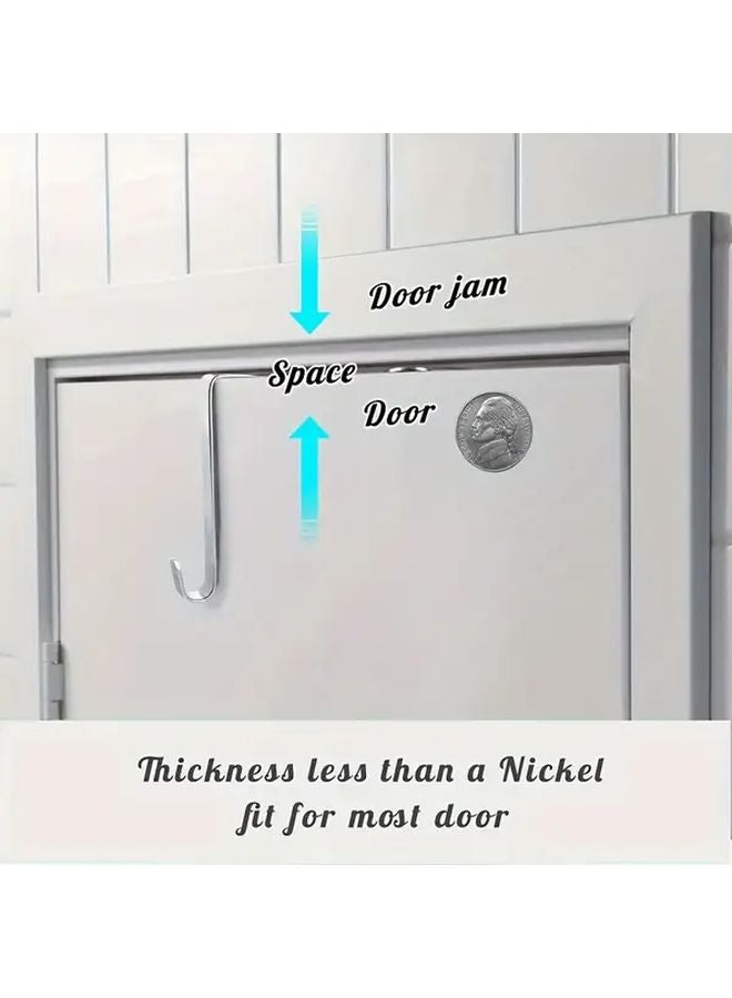 3Pcs Silvery Heavy Duty Iron Hanger Storage Box For Clothes Towels Hats Jackets Bags - Image 5