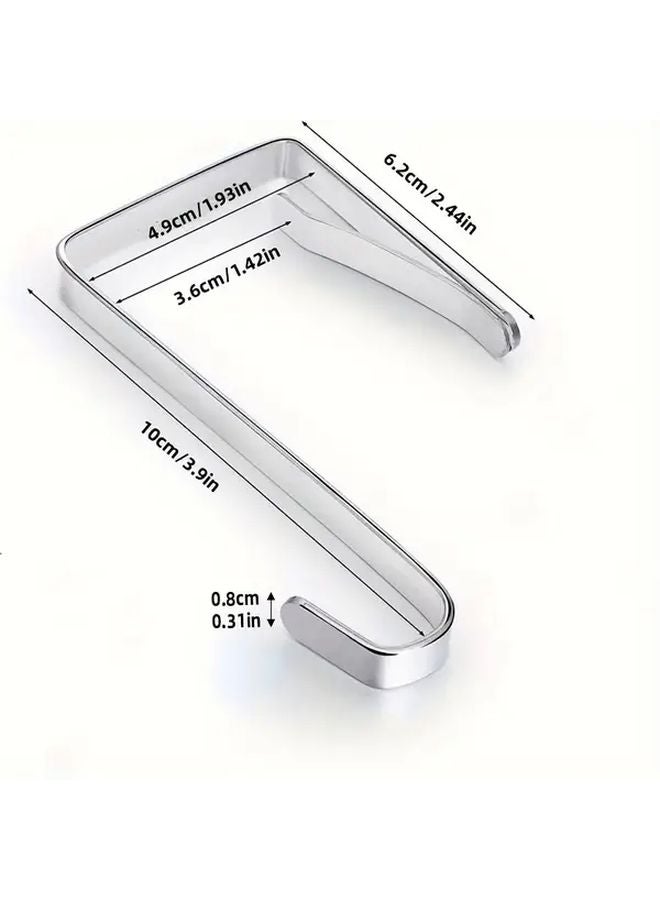 3Pcs Silvery Heavy Duty Iron Hanger Storage Box For Clothes Towels Hats Jackets Bags - Image 3