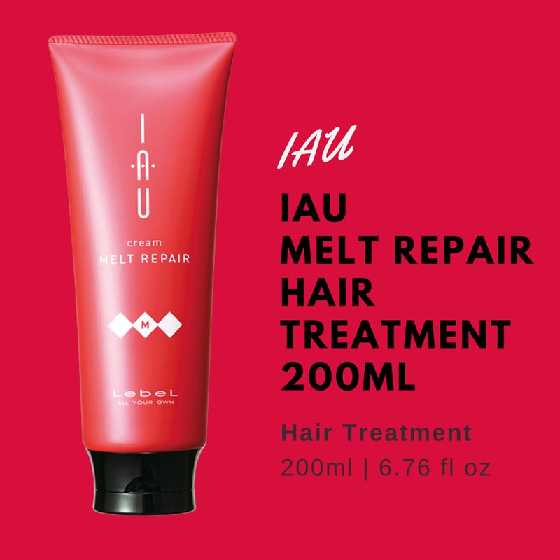 Lebel IAU Cleansing Relaxment Hair Shampoo 200ml & Lebel IAU Melt Repair Hair Treatment 200ml Set - Image 3