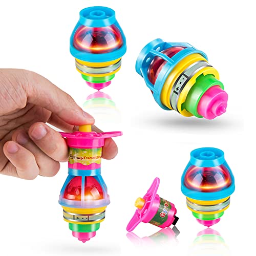 PROLOSO Light Up Flashing UFO Spinning Tops with Gyroscope Novelty Bulk Toys Party Favors 24 - Image 5