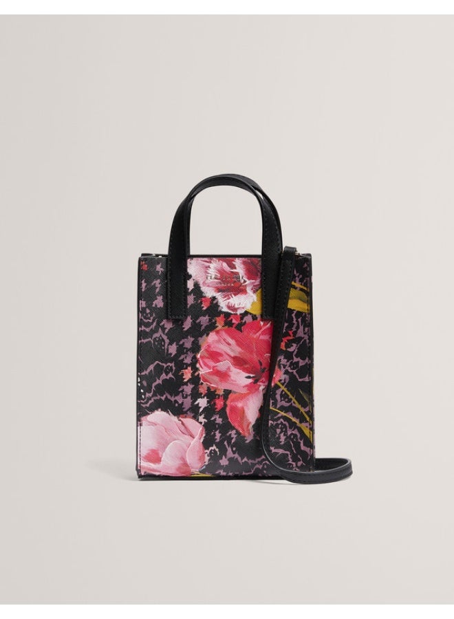 Ted Baker Floral Printed Mini Icon Bag - Image 1