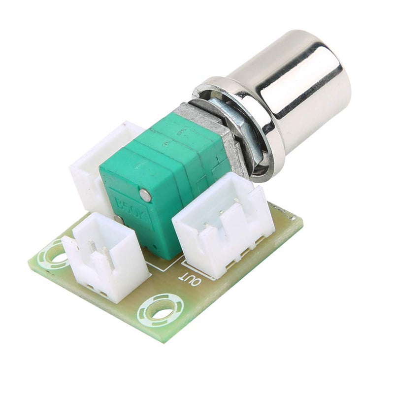 Double 50K Potentiometer Audio Volume Control Board Module with XH2.54 3P Terminal High Precision Adjustable Sound Regulator for Amplifier Speaker DIY Projects 24x21mm Size - Image 2