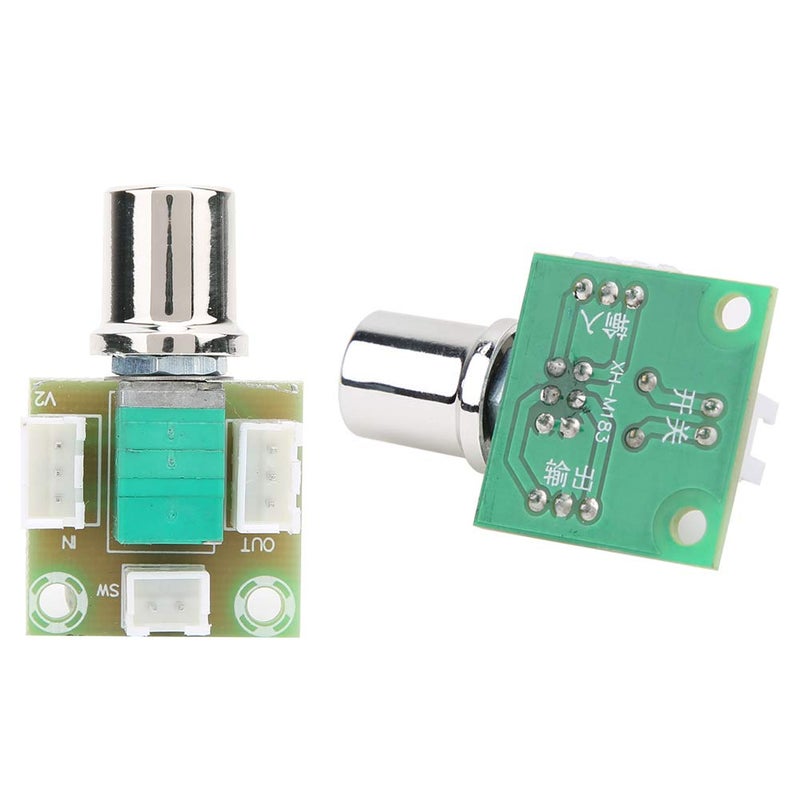Double 50K Potentiometer Audio Volume Control Board Module with XH2.54 3P Terminal High Precision Adjustable Sound Regulator for Amplifier Speaker DIY Projects 24x21mm Size - Image 4