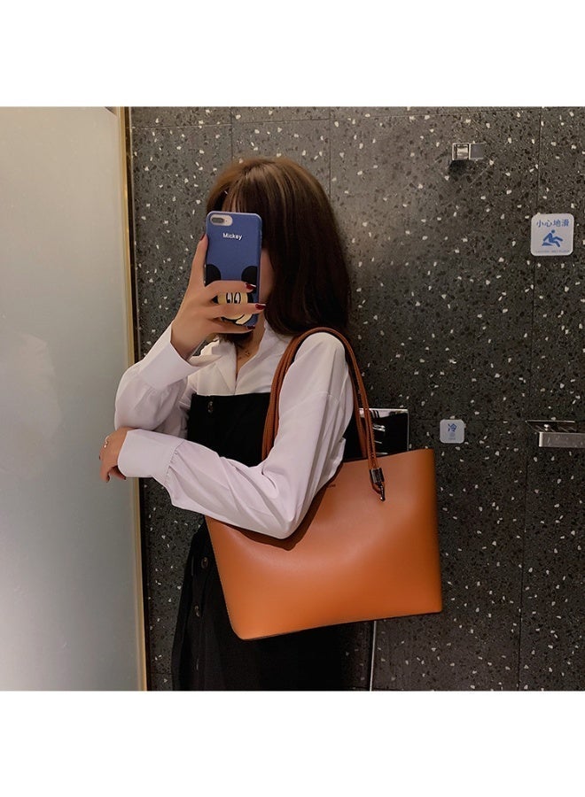 كيفية حقيبة كتف نسائية، حقيبة يد أنيقة جديدة ذات سعة كبيرة، حقيبة كتف محمولة كاجوال - Image 4