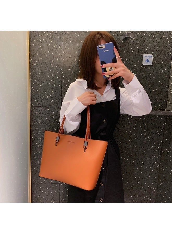 كيفية حقيبة كتف نسائية، حقيبة يد أنيقة جديدة ذات سعة كبيرة، حقيبة كتف محمولة كاجوال - Image 3