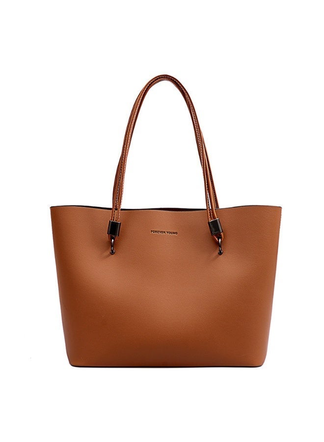 كيفية حقيبة كتف نسائية، حقيبة يد أنيقة جديدة ذات سعة كبيرة، حقيبة كتف محمولة كاجوال - Image 1