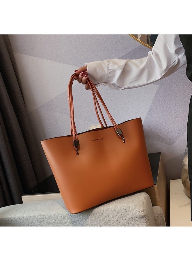 كيفية حقيبة كتف نسائية، حقيبة يد أنيقة جديدة ذات سعة كبيرة، حقيبة كتف محمولة كاجوال - Image 2