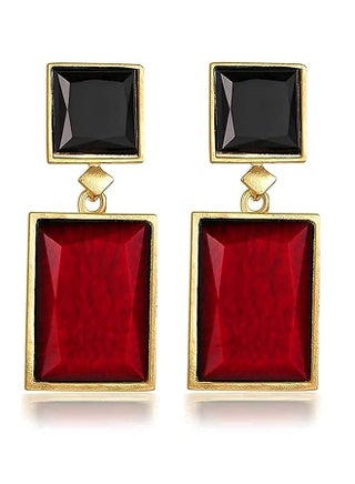 Jewelery Red And Black Crystal Gold Plated Handmade Earrings For Girls And Women - pzsku/Z28843C5E159BDE68B08BZ/45/_/1741255293/6cda6c19-aa1f-4913-8ea8-d59b5474a706