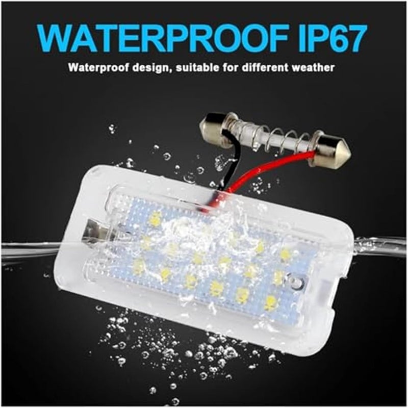 Vuzmode License Plate Lights for Fiat 500/Abarth 2007-2016 - Image 5