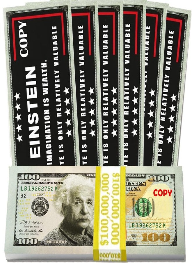 Zadin Limited Anniversary Edition Einstein Prop Money for Collectors - Funny Novelty Cash with Albert Einstein Portrait - Realistic-Looking Fake Bill, Gag Gifts, Science Enthusiasts, Pranks, Movie Props - Image 2