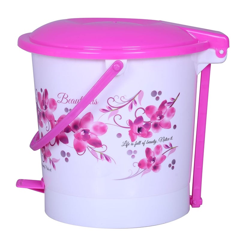XML Bathroom Set Plastic Bucket Tub Patla Soap Case Mug and Dustbin Standard Quality Bucket20 Litre Tub19 LTR Dustbin65 LTR Round Patla Mug1100 Ml Set of 6 - Image 3