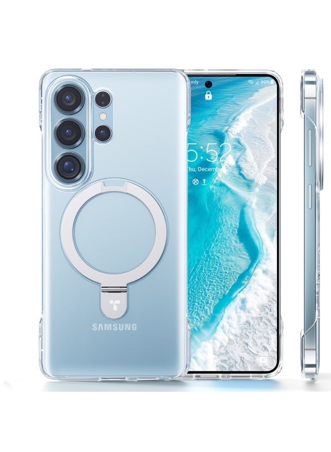 Ostand Q1 Slim Series, for Samsung Galaxy S26 Ultra Case, Open-Edge Design,Minimalist & Slim, with Magnetic Stand, Fit for MagSafe, Kickstand Protective Case, Anti-Yellowing, - Image 2