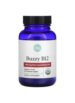 Ora, Buzzy B12, Raspberry Rush, 1,500 mcg, 30 Chewable Tablets - pzsku/Z28848B80EBA7EE0B6624Z/45/_/1745236867/e203ff30-17a3-4240-ad6b-c7dcf41f3eb2