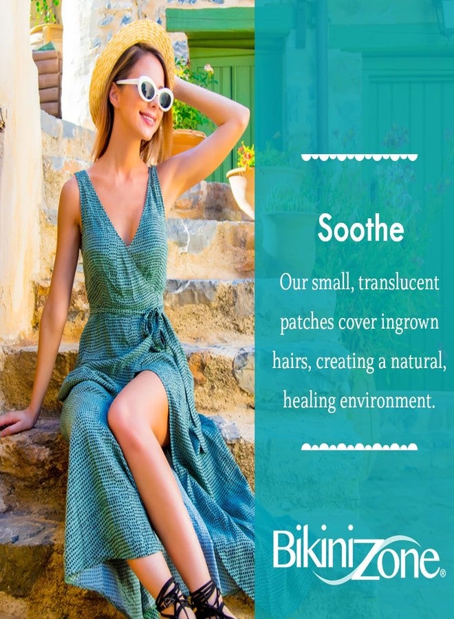 Bikini Zone Ingrown Hair Patches, Hydrocolloid Treatment for Day/Night Use, 20 Count 3 Pack - Image 2