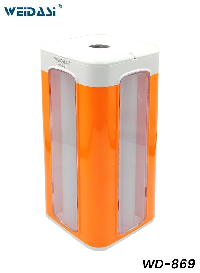 WEIDASI WD-869 LED Emergency Light, Rechargeable 68 SMD Tube Light with 4 Adjustable Brightness Levels (10% to 100%), Micro USB Charging, Long Duration Battery, Overcharge Protection, and Emergency Function - Image 1