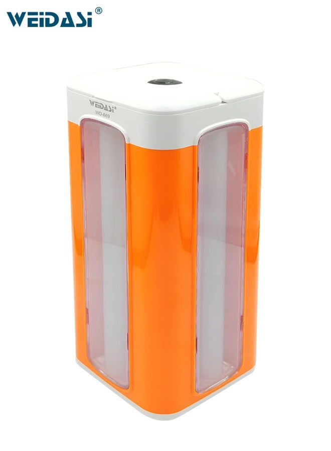 WEIDASI WD-869 LED Emergency Light, Rechargeable 68 SMD Tube Light with 4 Adjustable Brightness Levels (10% to 100%), Micro USB Charging, Long Duration Battery, Overcharge Protection, and Emergency Function - Image 2