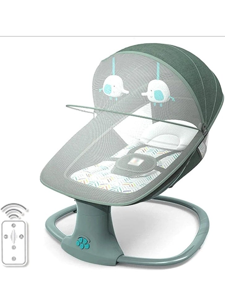 3-in-1 Deluxe Baby Bassinet - Multi-Functional Rocker Sleeper with Music, Vibration, Mosquito Net, Toy Bar