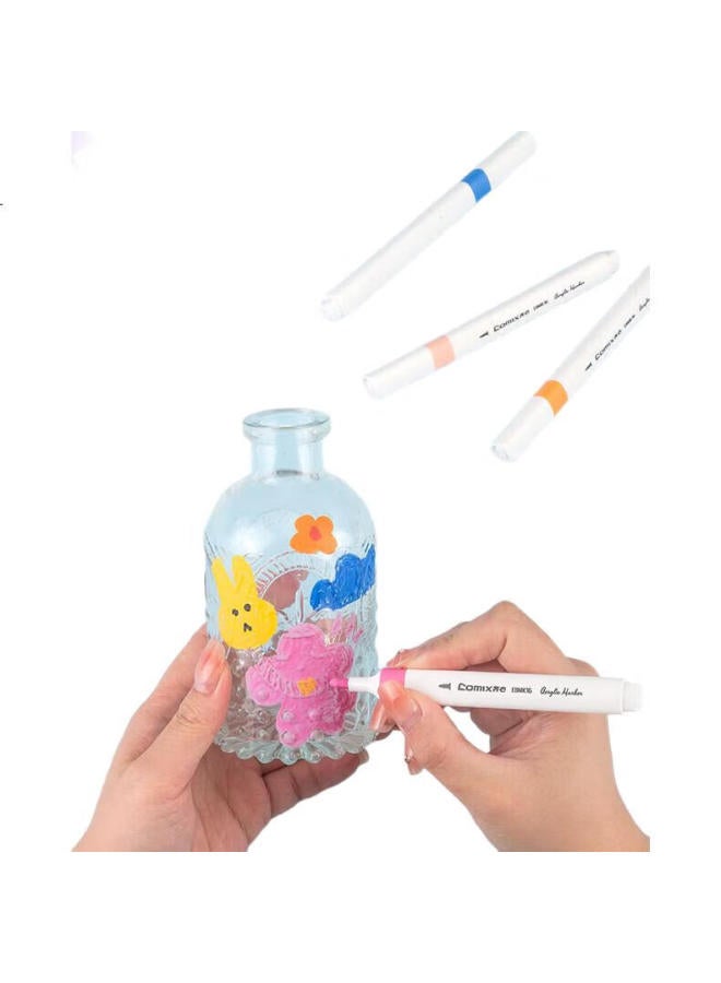 Comix 36-Color Acrylic Markers For Children And Elementary School Students, Art Painting, Non-Translucent Watercolor Pens, Washable, Layering, Waterproof, No-Press Design, Children'S Day Gift Ebmk15-36 - Image 3