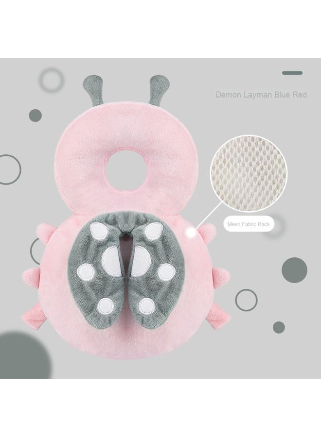 Unique Shaped Toddler Baby Head Protection Cotton Pad With Safety Straps