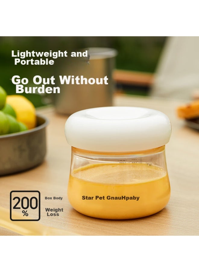 Imperial Pet Huangchong Ppsu Small Milk Cover Feeding Box, Baby Food Bowl, Non-glass Steaming And Cooking, Portable Food Storage, Feeding Tool - Image 3