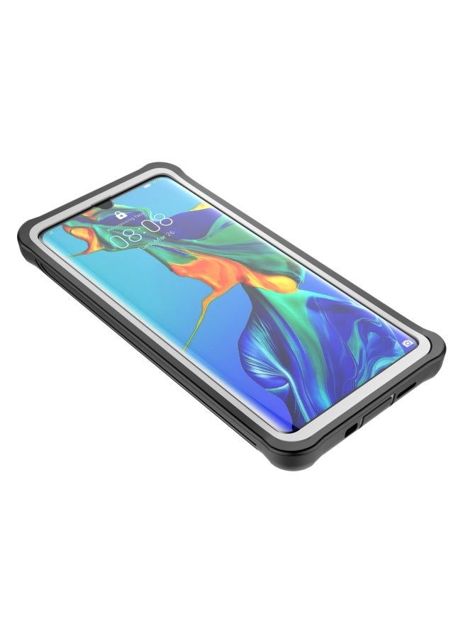 Suitable For Huawei P30 Pro Dust-proof And Drop-proof Mate20 Pro All-inclusive Transparent Soft Rubber Three-proof Mobile Phone Case-Color:Black-Applicable Model:For Huawei P30Pro