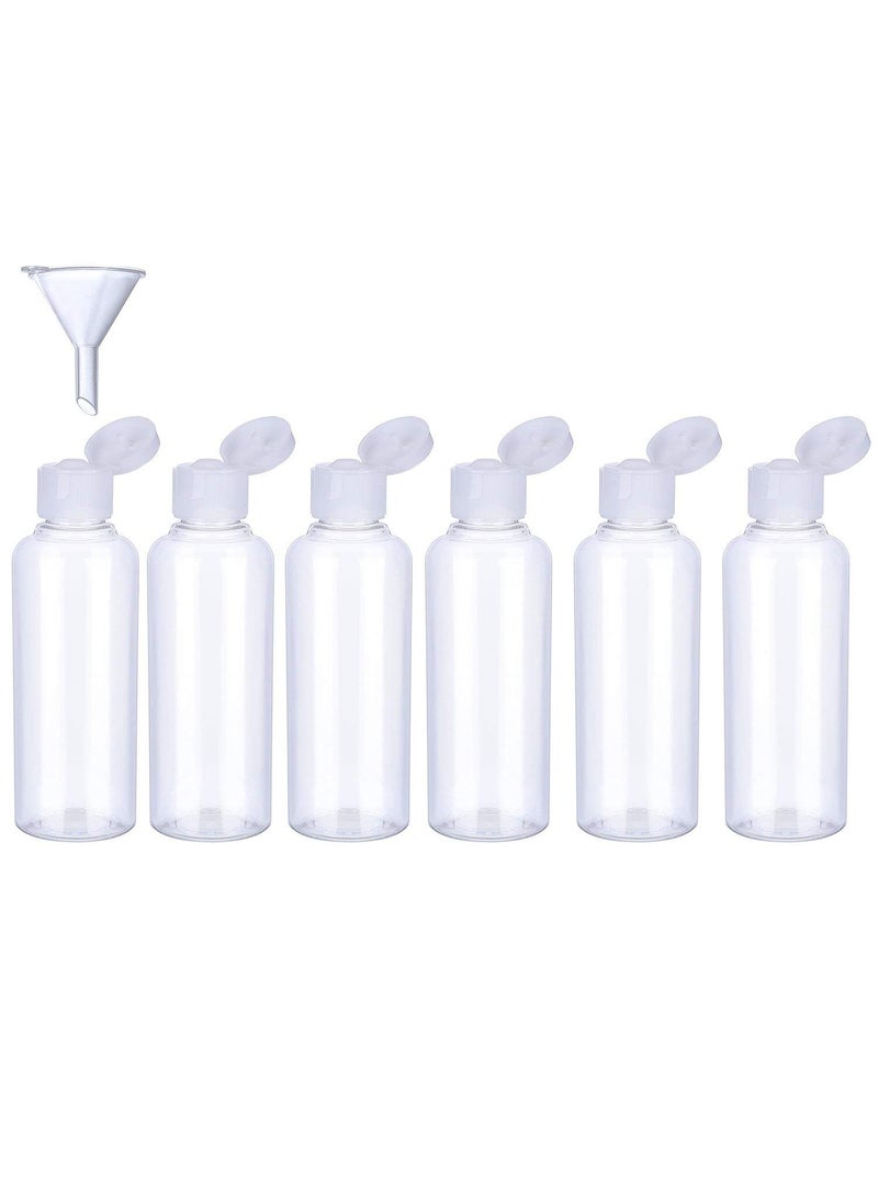 DIY Crafts DIY Crafts 36 Bottles Funnel ClearTransparent Transparent Plastic Air Flight Travel Bottle Set with Small Funnel for Flight Airport Holiday 100 M36 Bottles Funnel ClearTransparent  - Image 5