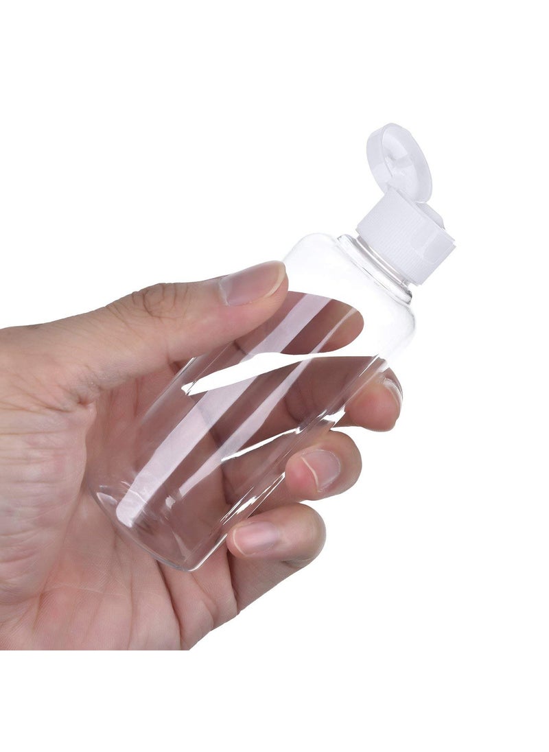 DIY Crafts DIY Crafts 36 Bottles Funnel ClearTransparent Transparent Plastic Air Flight Travel Bottle Set with Small Funnel for Flight Airport Holiday 100 M36 Bottles Funnel ClearTransparent  - Image 4