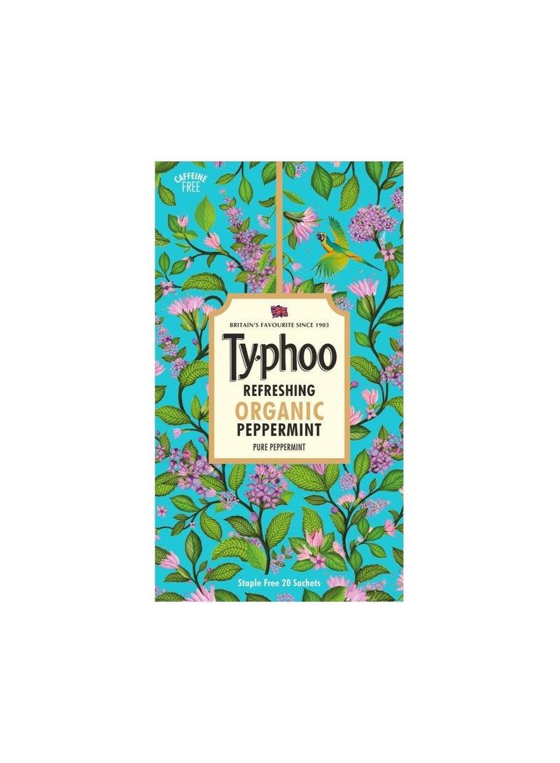 Typhoo Typhoo Refreshing Organic Peppermint Tea with Pure Peppermint Tea Bags  - Image 5