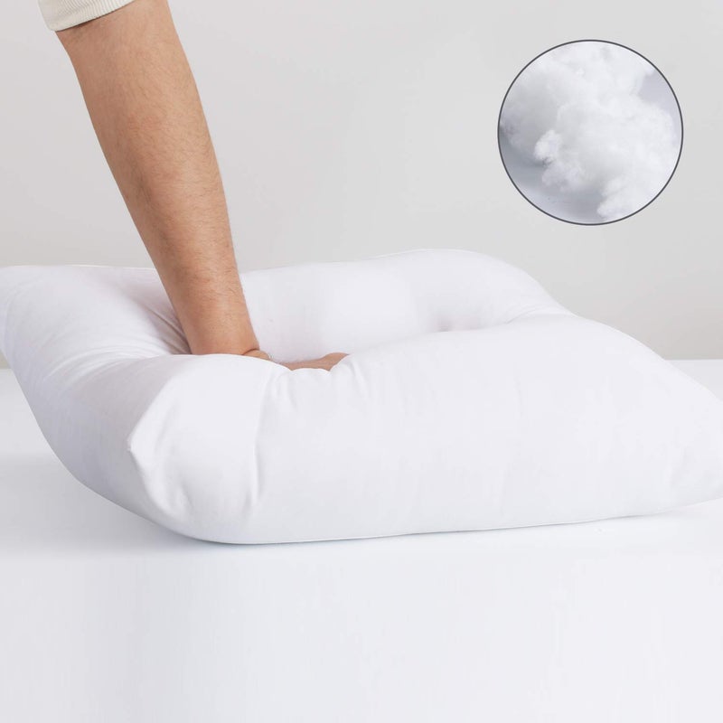 Calibrate Timing 18 x 18 inches Pillow Inserts, Set of 4 Hypoallergenic Brushed Microfiber Liner Down Alternative Filled Square Cushion Throw Pillow - Image 5