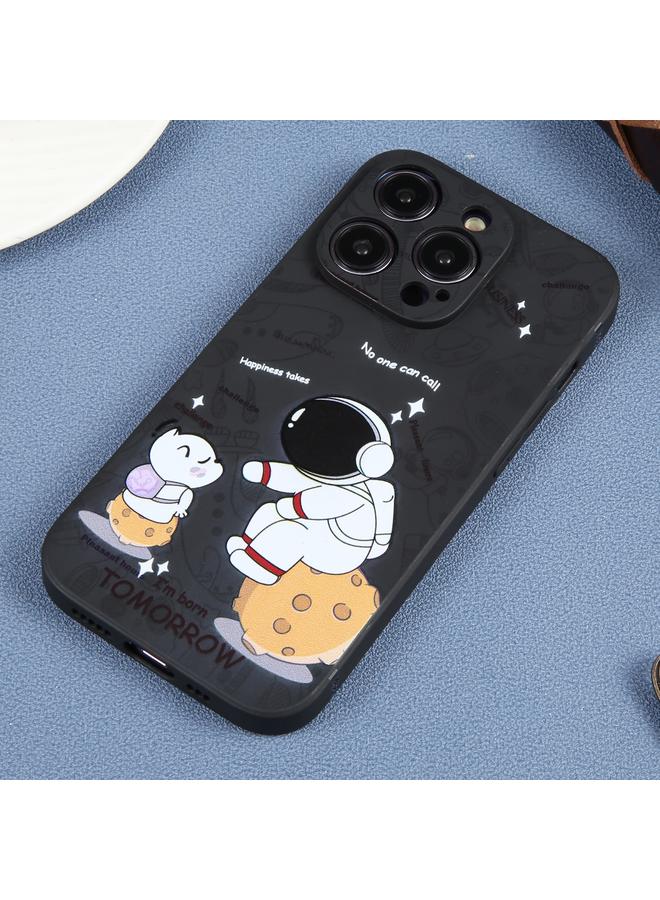 S-TOP Case For iPhone 12 Pro Max Astronaut Pattern Frosted TPU Phone Case - Image 2