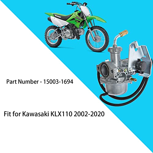 Ycsmyyds Carburetor 15003-1694 Replacement for Kawasaki KLX110 KLX 110 2002-2020 Carb - Image 3
