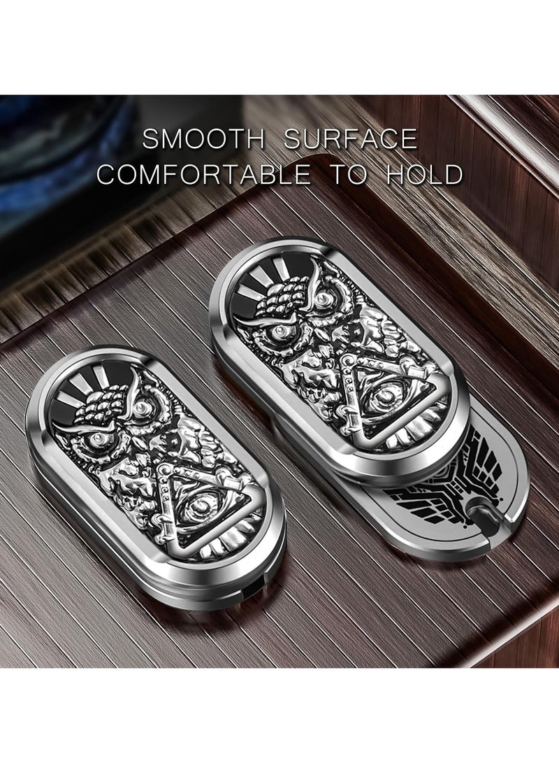 general Spinning fidget spinner, metal fidget toy for adults, tactile coin with infinite rotation, EDC fidget toy, sensory toy for adults to maintain focus and relieve stress, executive desk toy - Image 2