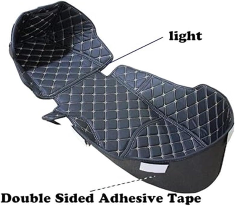 QASULER Motorcycle Top Case Liner - Brown - Image 2