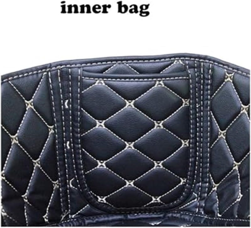 QASULER Motorcycle Top Case Liner - Brown - Image 4